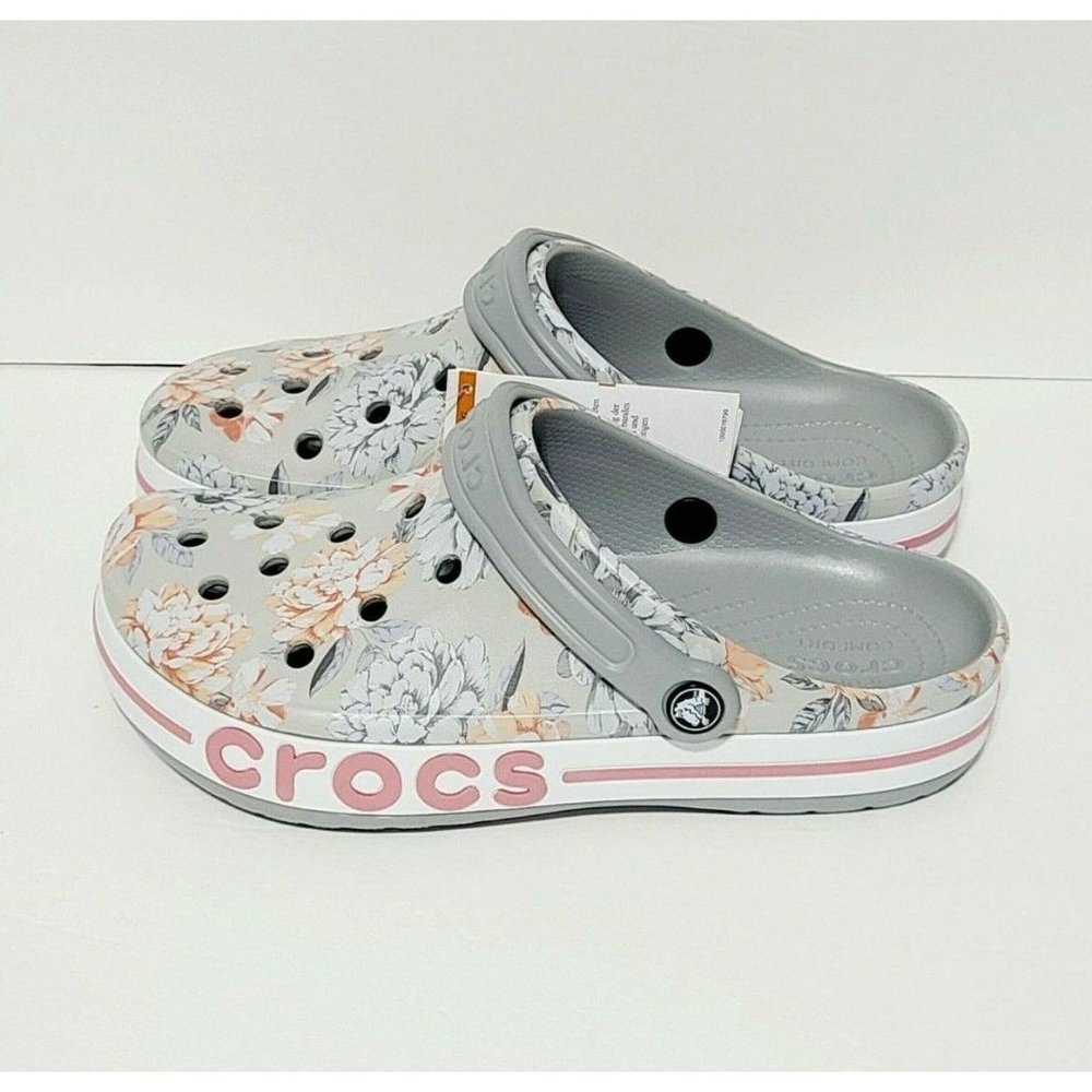 NEW Crocs Bayaband Seasonal Printed Clog M5 W7